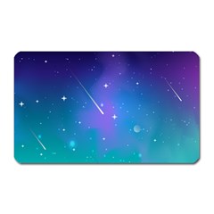 Stars Sky Cosmos Galaxy Magnet (rectangular) by Pakjumat