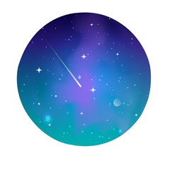 Stars Sky Cosmos Galaxy Mini Round Pill Box by Pakjumat