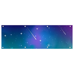 Stars Sky Cosmos Galaxy Banner And Sign 9  X 3 