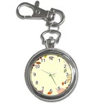 Autumn Border Frame Background Key Chain Watches Front