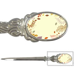 Autumn Border Frame Background Letter Opener by Pakjumat