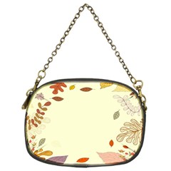 Autumn Border Frame Background Chain Purse (two Sides) by Pakjumat