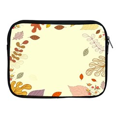 Autumn Border Frame Background Apple Ipad 2/3/4 Zipper Cases by Pakjumat