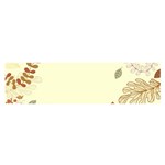 Autumn Border Frame Background Oblong Satin Scarf (16  x 60 ) Front