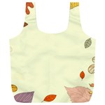 Autumn Border Frame Background Full Print Recycle Bag (XXXL) Front