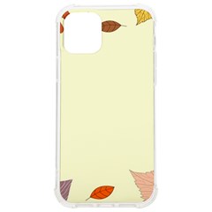 Autumn Border Frame Background Iphone 12/12 Pro Tpu Uv Print Case by Pakjumat