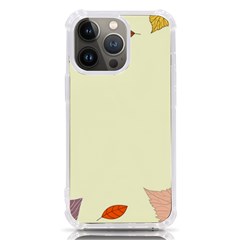 Autumn Border Frame Background Iphone 13 Pro Tpu Uv Print Case by Pakjumat