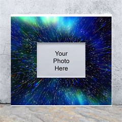 Abstract Background Template White Wall Photo Frame 5  X 7  by Pakjumat