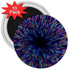 Abstract Beam Blast 3  Magnets (10 Pack)  by Pakjumat