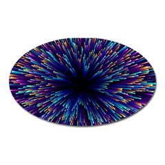 Abstract Beam Blast Oval Magnet by Pakjumat