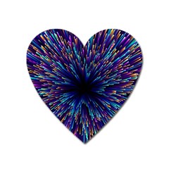 Abstract Beam Blast Heart Magnet by Pakjumat