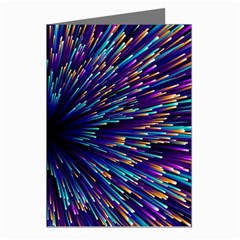 Abstract Beam Blast Greeting Cards (pkg Of 8) by Pakjumat