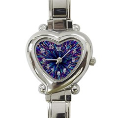 Abstract Beam Blast Heart Italian Charm Watch by Pakjumat