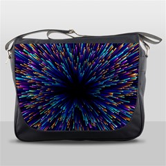 Abstract Beam Blast Messenger Bag by Pakjumat