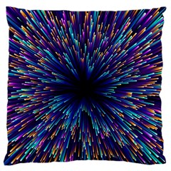 Abstract Beam Blast Large Cushion Case (one Side) by Pakjumat