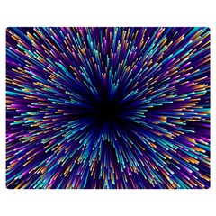 Abstract Beam Blast Two Sides Premium Plush Fleece Blanket (medium) by Pakjumat