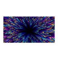 Abstract Beam Blast Satin Wrap 35  X 70 