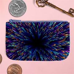 Abstract Beam Blast Large Coin Purse by Pakjumat