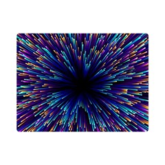 Abstract Beam Blast Premium Plush Fleece Blanket (mini) by Pakjumat