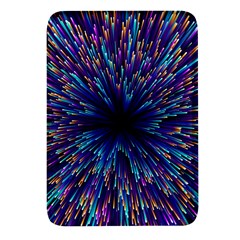 Abstract Beam Blast Rectangular Glass Fridge Magnet (4 Pack)