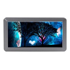 Trees Surreal Universe Silhouette Memory Card Reader (mini) by Pakjumat