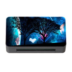 Trees Surreal Universe Silhouette Memory Card Reader With Cf by Pakjumat