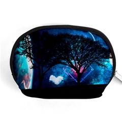 Trees Surreal Universe Silhouette Accessory Pouch (medium) by Pakjumat