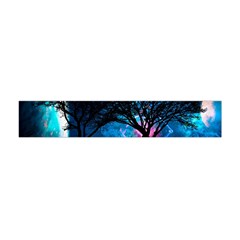 Trees Surreal Universe Silhouette Premium Plush Fleece Scarf (mini) by Pakjumat