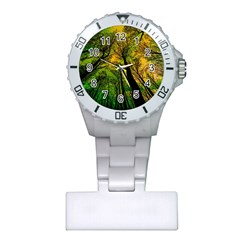 Landscape Night Moon Star Nature Plastic Nurses Watch by Pakjumat