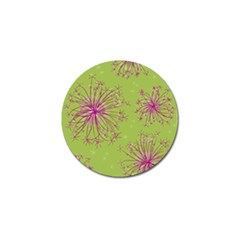 Dandelion Flower Background Nature Flora Drawing Golf Ball Marker (4 Pack)