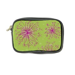 Dandelion Flower Background Nature Flora Drawing Coin Purse by Pakjumat