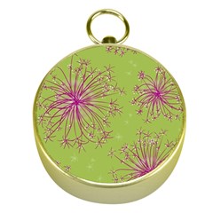 Dandelion Flower Background Nature Flora Drawing Gold Compasses by Pakjumat