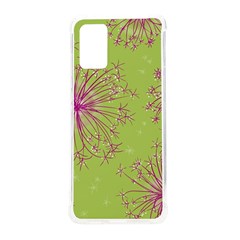 Dandelion Flower Background Nature Flora Drawing Samsung Galaxy S20plus 6 7 Inch Tpu Uv Case by Pakjumat