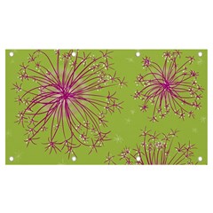 Dandelion Flower Background Nature Flora Drawing Banner And Sign 7  X 4  by Pakjumat