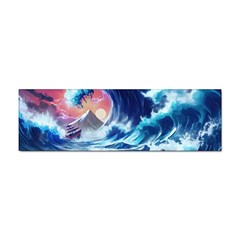 Storm Tsunami Waves Ocean Sea Nautical Nature Sticker Bumper (100 Pack)