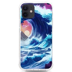 Storm Tsunami Waves Ocean Sea Nautical Nature Iphone 12/12 Pro Tpu Uv Print Case by Pakjumat