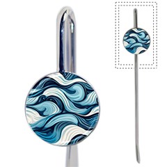 Pattern Ocean Waves Arctic Ocean Blue Nature Sea Book Mark