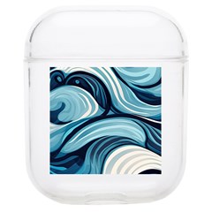 Pattern Ocean Waves Arctic Ocean Blue Nature Sea Airpods 1/2 Case by Pakjumat