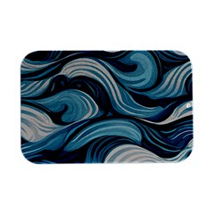 Pattern Ocean Waves Arctic Ocean Blue Nature Sea Open Lid Metal Box (silver)   by Pakjumat