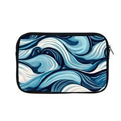 Pattern Ocean Waves Arctic Ocean Blue Nature Sea Apple Macbook Pro 13  Zipper Case by Pakjumat