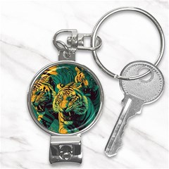 Abstract Landscape Nature Floral Animals Portrait Nail Clippers Key Chain by Pakjumat