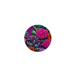 Flowers Nature Spring Blossom Flora Petals Art 1  Mini Buttons by Pakjumat