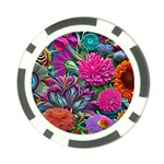 Flowers Nature Spring Blossom Flora Petals Art Poker Chip Card Guard Front