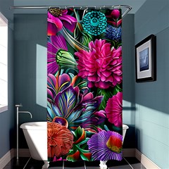 Flowers Nature Spring Blossom Flora Petals Art Shower Curtain 36  X 72  (stall)  by Pakjumat