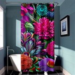 Flowers Nature Spring Blossom Flora Petals Art Shower Curtain 36  x 72  (Stall)  Curtain(36 X72 )