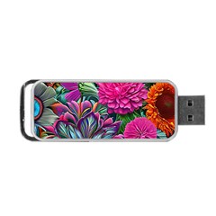 Flowers Nature Spring Blossom Flora Petals Art Portable Usb Flash (one Side) by Pakjumat