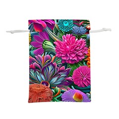 Flowers Nature Spring Blossom Flora Petals Art Lightweight Drawstring Pouch (m) by Pakjumat