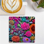 Flowers Nature Spring Blossom Flora Petals Art UV Print Square Tile Coaster  Front