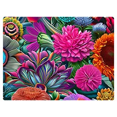 Flowers Nature Spring Blossom Flora Petals Art Two Sides Premium Plush Fleece Blanket (extra Small) by Pakjumat