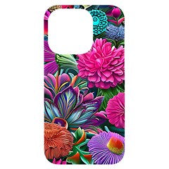 Flowers Nature Spring Blossom Flora Petals Art Iphone 14 Pro Black Uv Print Case